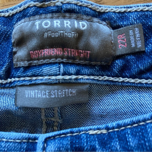 Torrid Boyfriend Straight Jeans - Picture 3 of 4